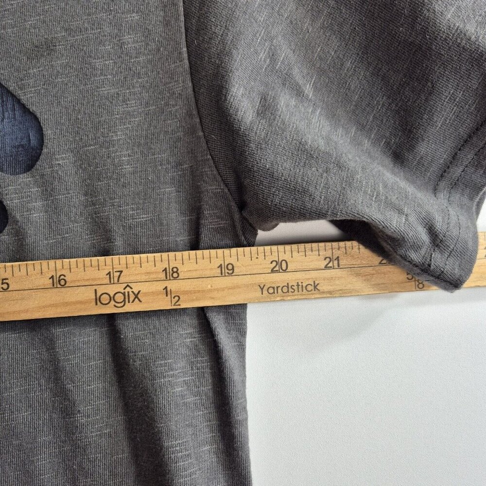 Superdry Men's T-Shirt Size S Gray Logo On Blue Green Cotton Short Sleeve (41) — image 5 of 6